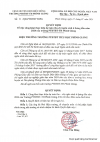 QĐ công khai thực hiện dự toán thu-chi ngân sách 6 tháng đầu năm 2024